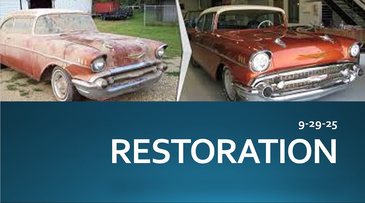 RESTORATION: HOW GOD WANTS TO RESCUE US FROM THE TRAPS OF THE ENEMY AND RESTORE WHAT WAS STOLEN.