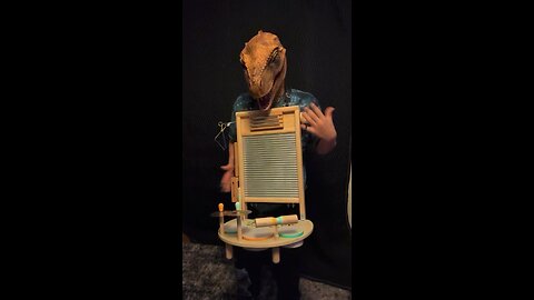 Raptor rapping on the board
