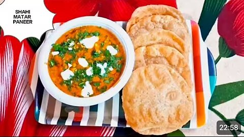 🍛 Shahi Matar Paneer with Fluffy Puri | Royal North Indian Feast | Mahira Kitchen #viral #trending