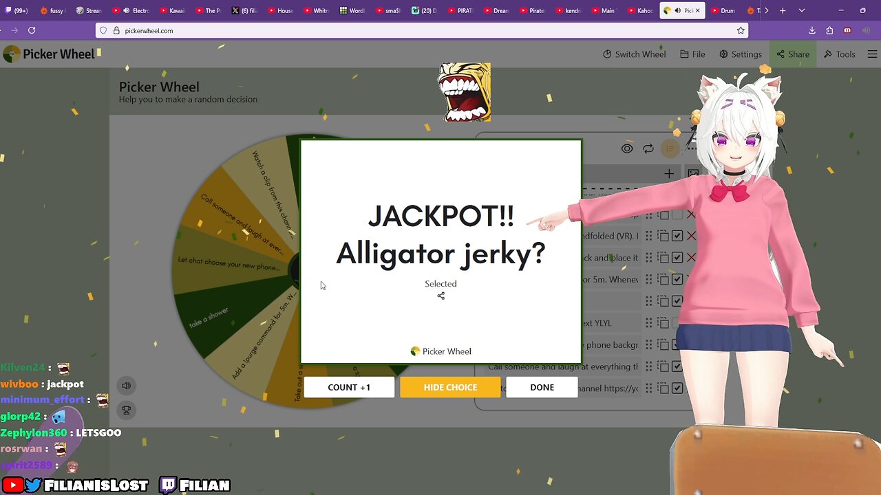 Filian's You Laugh, You Lose - Alligator Jerky (11/15/2025)