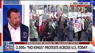 Sen Mullin Reveals No Kings Rally Is Sponsored By The COMMUNIST PARTY
