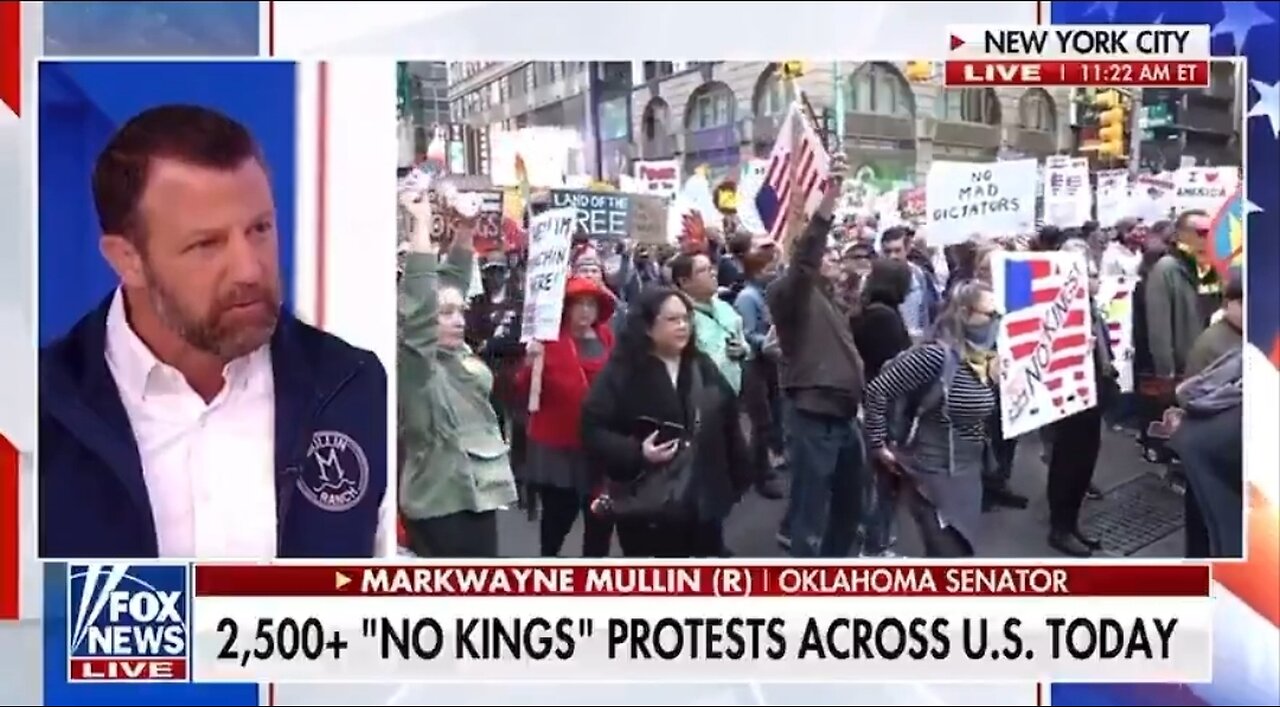 Sen Mullin Reveals No Kings Rally Is Sponsored By The COMMUNIST PARTY