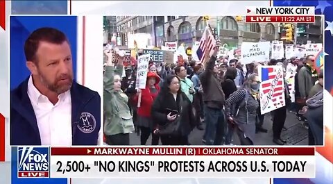 Sen Mullin Reveals No Kings Rally Is Sponsored By The COMMUNIST PARTY