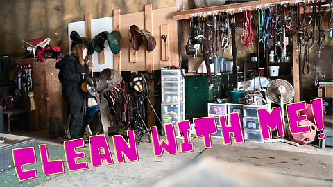 Clean my TACK room with ME