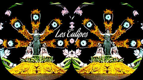 Les Tulipes 🦋 (1907) Silent Fantasy | IN COLOR |Short Film | Performance Art |