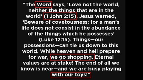 "Dr" Steve Lawson and his list of 7 tests of "whether you are saved" from 1st John!