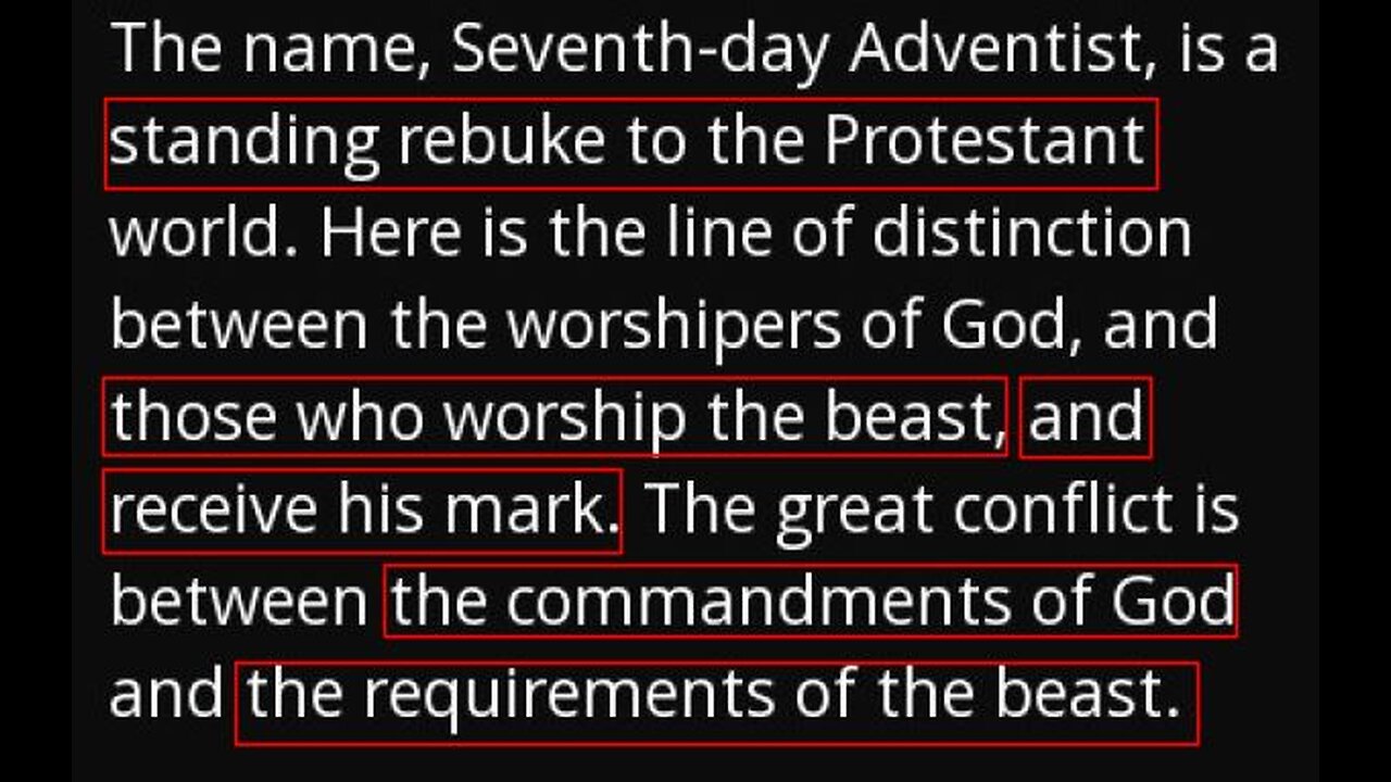 Sunday worship and the Sabbath; the SDA cult!