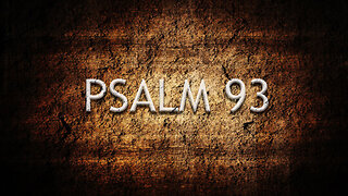 Psalm 93 | Pastor Anderson