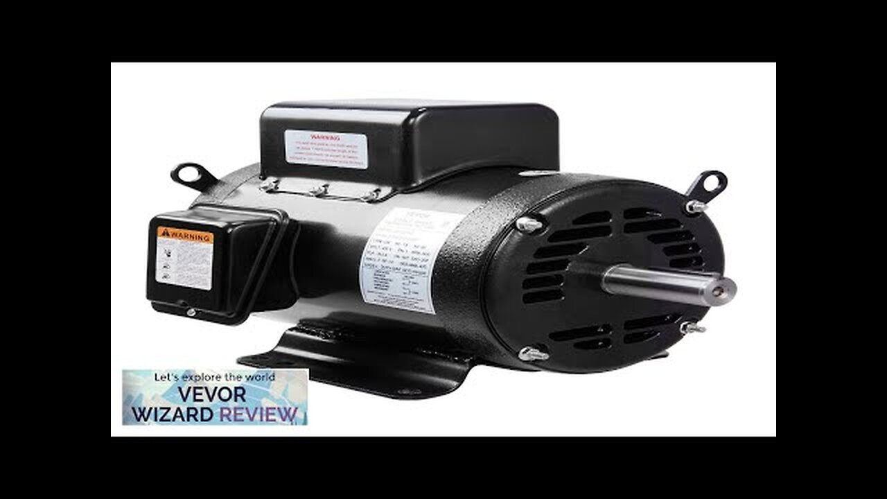 VEVOR 7.5HP Air Compressor Motor 230V 30 Amps Electric Motor 3450RPM 184T Review