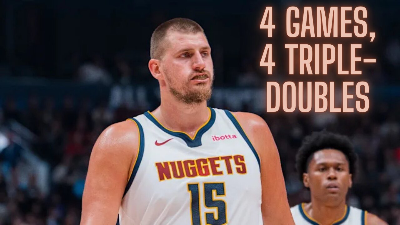 We are still waiting for Nikola Jokic's first game this season without a triple-double