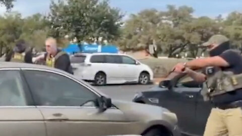 Illegal Alien Rams His Car into Federal Officer's Car