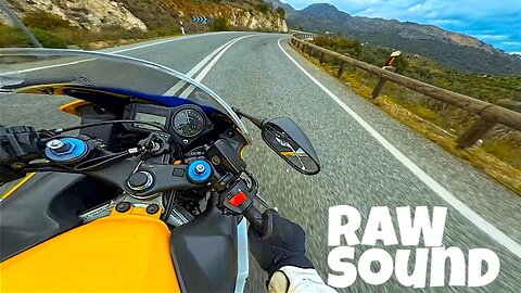 Honda CBR 600 F4i RAW Sound POV Mountain Ride 4K - by Combastaboyy