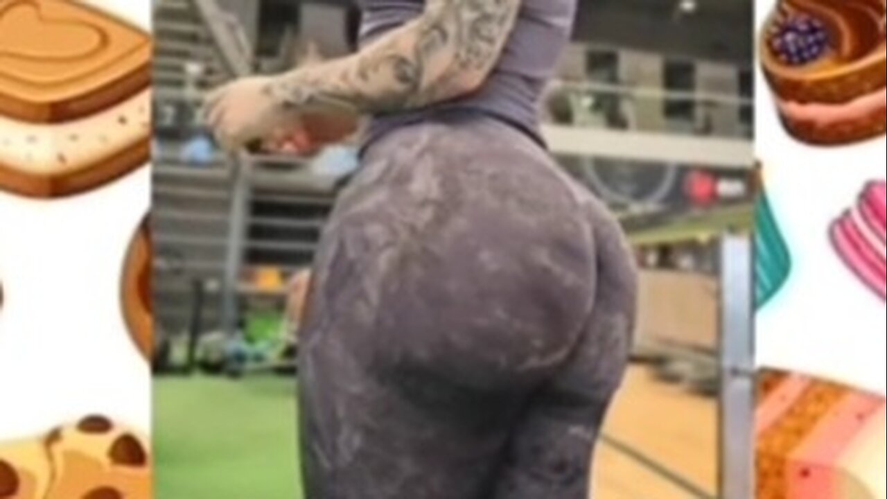 Impressive big bank jiggle