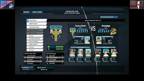 Based Sportsball 2025: League Championship - Game #4 [Team Christ at Overdogs]