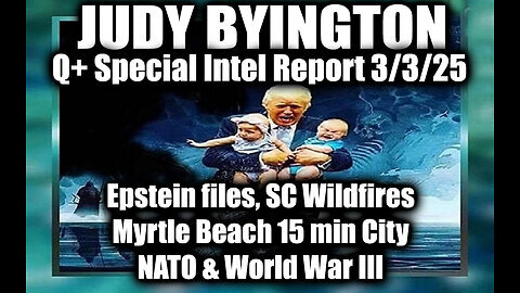 Judy Byington Special 3.3.25 ~ Epstein files, SC wildfires, Myrtle Beach 15 min city, NATO & WW3