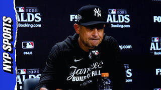 Aaron Boone after Yankees get eliminated by the Blue Jays in the ALDS