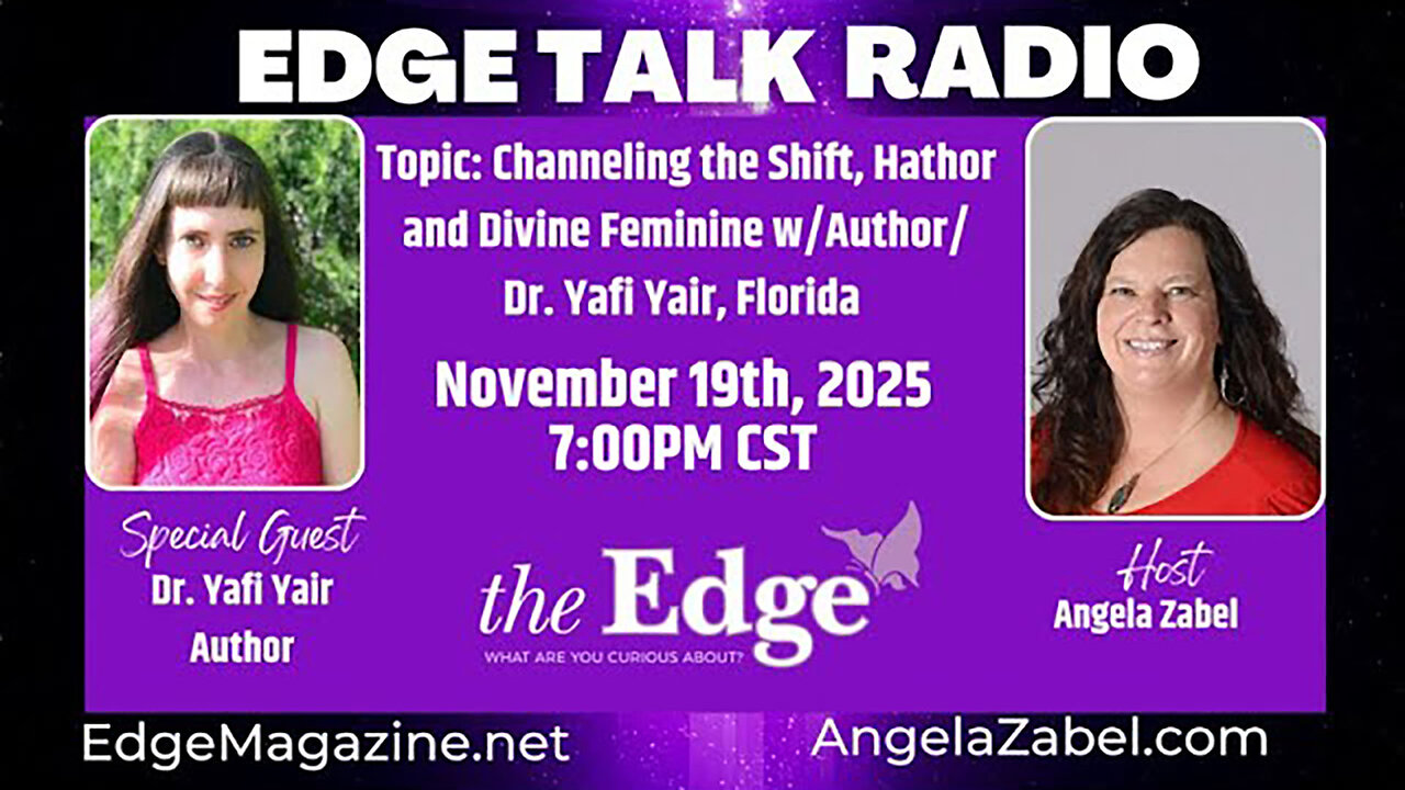 Channeling the Shift, Hathor, and Divine Feminine – with Author Dr. Yafi Yair