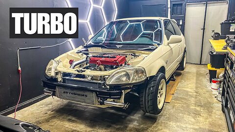 2000 Honda Civic EK Hatch Turbo: b20v Built!