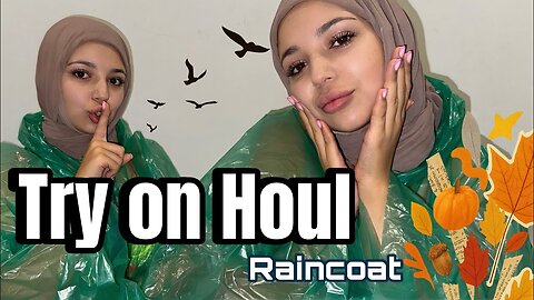 4K Ultra HD Raincoat Haul | Fashionable Rainwear Try On