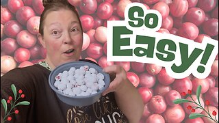 Viral Candied Cranberries: The Easiest Fancy Treat You’ll Ever Make!