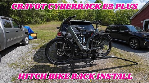 CRAVOT CYBERRACK E2 PLUS HITCH BIKE RACK INSTALL