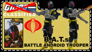 B.A.T.s - G.I. Joe Classified - Retro Card - Unboxing & Review