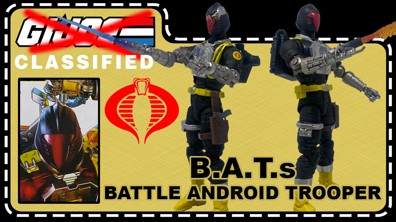 B.A.T.s - G.I. Joe Classified - Retro Card - Unboxing & Review