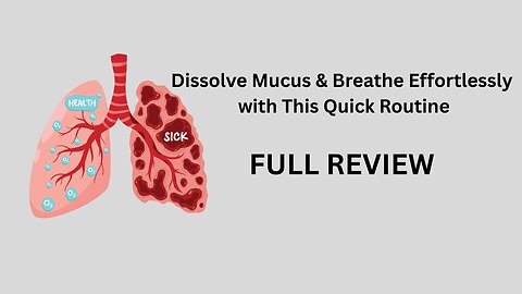 👉 “Struggling With Mucus & Breathing Issues? Watch This Before It’s Removed”