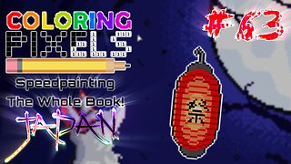 Coloring Pixels - Speedpainting The Whole Book! #63 (Japan)