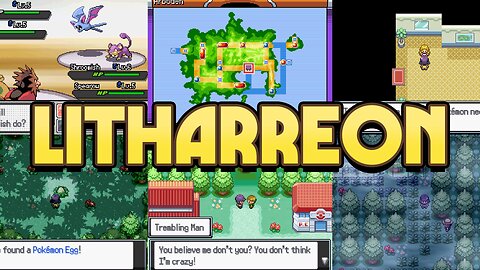 Pokemon Litharreon - Fan-made Game, Litharreon with new region, story, double battles