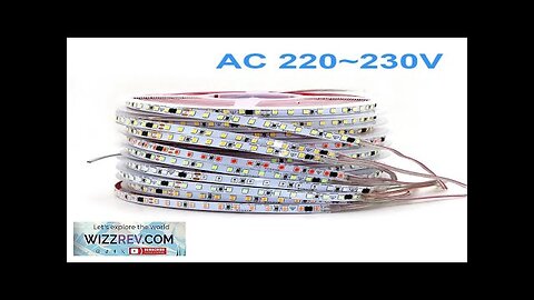 AC220V 230V 5M 600 LED Strip 2835 120LEDs/m Home Lamp Strip Red Review