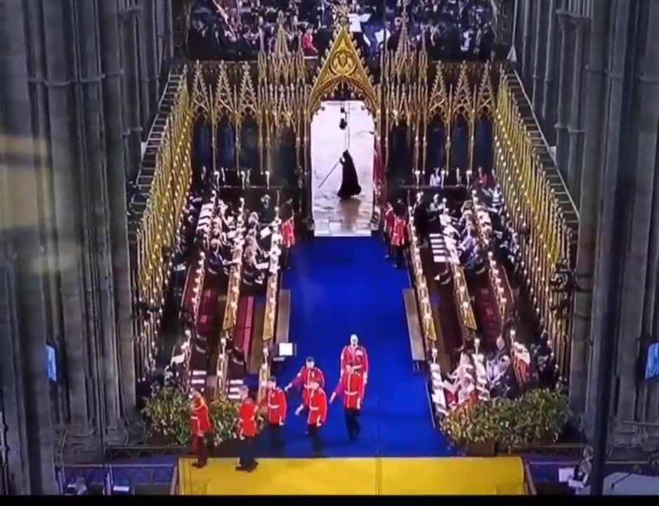 Does anyone remember the Grim Reaper walking past in Westminster Abbey