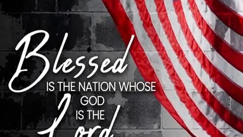 American Flag and Bible Verse