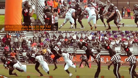 Prototype 430: Buffalo State's Kyle Hoppy 34yd TD pass to Ryan Carney vs Alfred