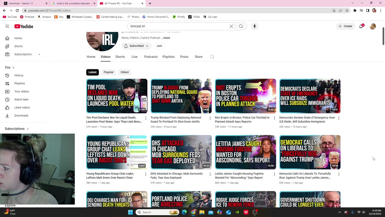 trending and other X topics