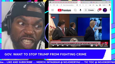 CHICAGO GOVERNOR plays a VIDEO showing GOOD LAW ENFORCEMENT from ICE AGENTS ??