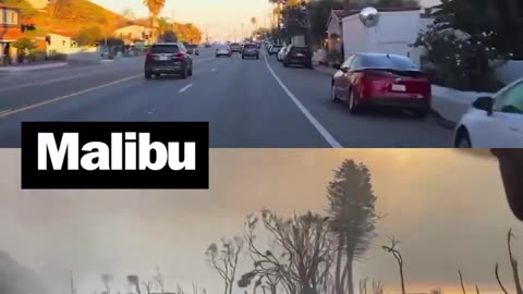 Malibu Front Before and After the Wildfire