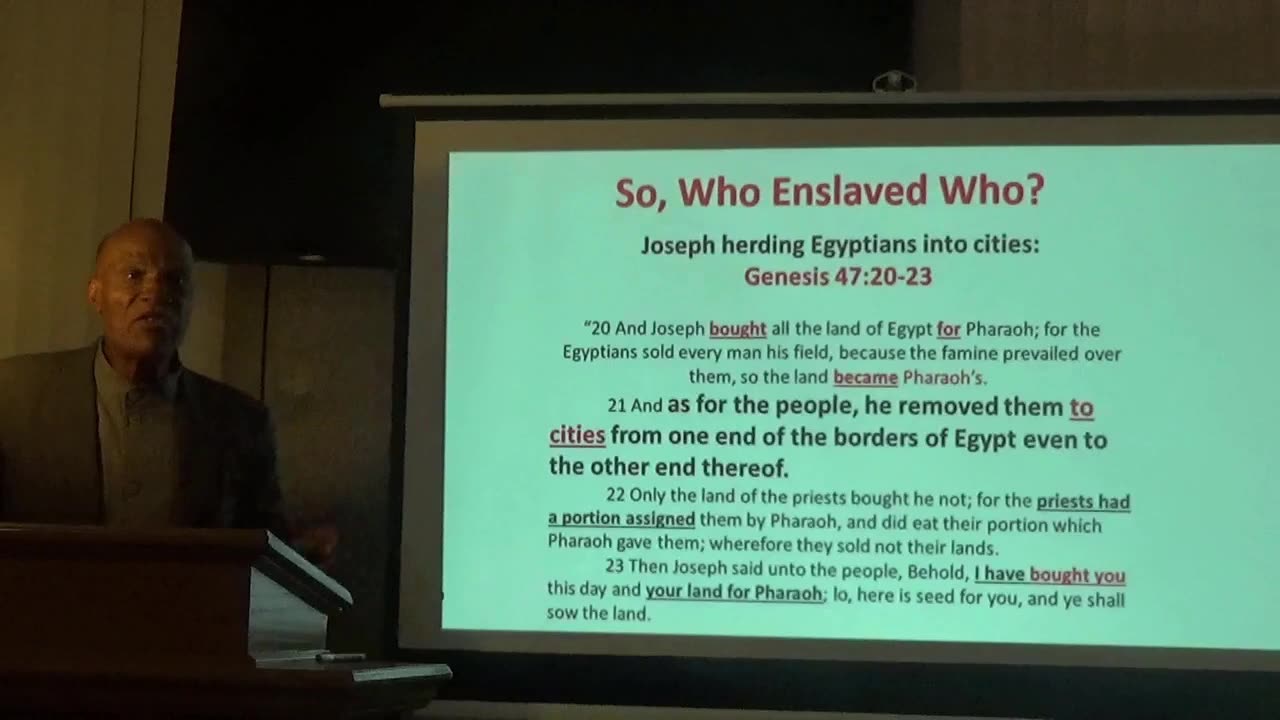 Who enslaved who?