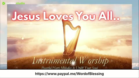 Peaceful Christian Music – Harp & Flute Prayer Live