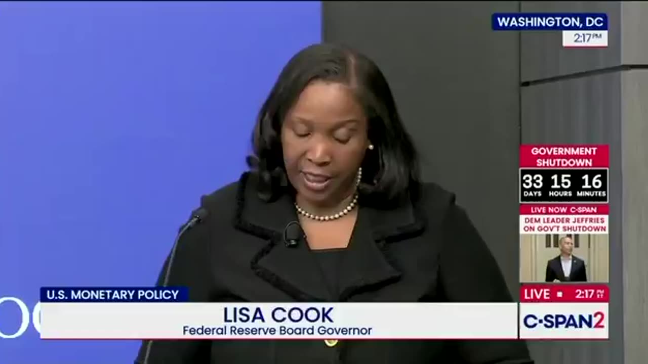 Embattled Federal Reserve Governor Lisa Cook Publicly Talks About Her Mortgage Fraud