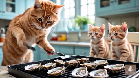 Mama Cat Works Hard Selling Bubble Yogurt to Buy a New Bicycle for Kitten 🐾🚲💖 _ Heartwarming Story