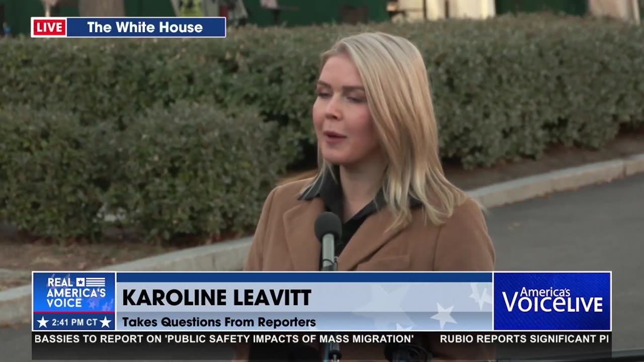 PRESS SEC LEAVITT LAYS DOWN THE HAMMER: RESPECT THE WORK