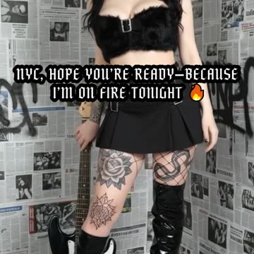 Ready to rock the NYC streets.