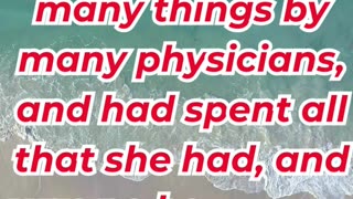 “The Woman Who Suffered and Sought Hope” mark 5:25,26.#shortvideo #shorts #youtubeshorts #ytshorts