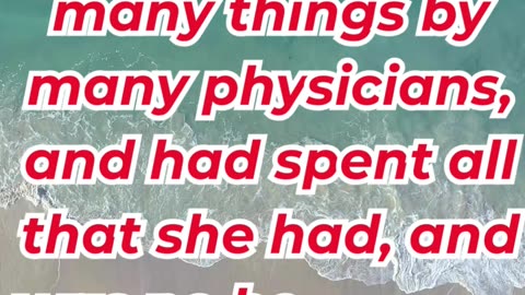 “The Woman Who Suffered and Sought Hope” mark 5:25,26.#shortvideo #shorts #youtubeshorts #ytshorts