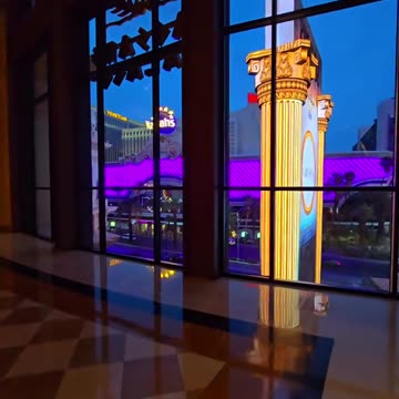 The view from Caesars Palace Forum Shops 🤩