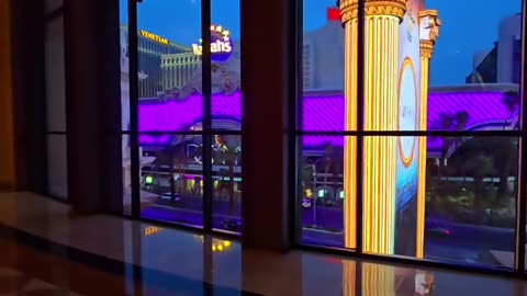 The view from Caesars Palace Forum Shops 🤩