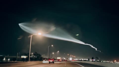 A Tesla rocket scratching the firmament?