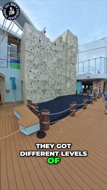 Adrenaline Peak: Conquering Climbing Challenges at Star of the Seas Deck 16!