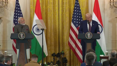 President Trump Hosts a Press Conference with Prime Minister Narendra Modi